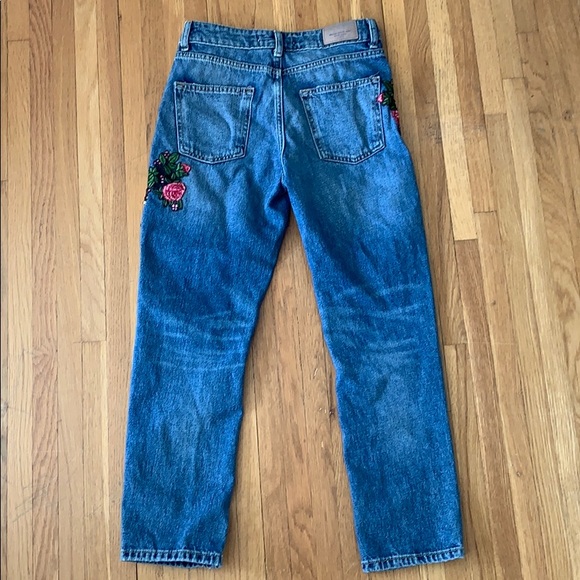 Zara Floral Jeans - Picture 5 of 5